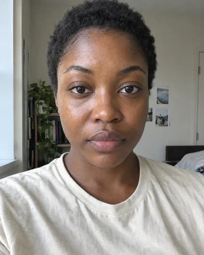 Before: Short natural hair