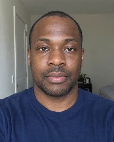 Before: Short cropped hair
